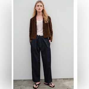 Zara Dark Blue Denim Trousers